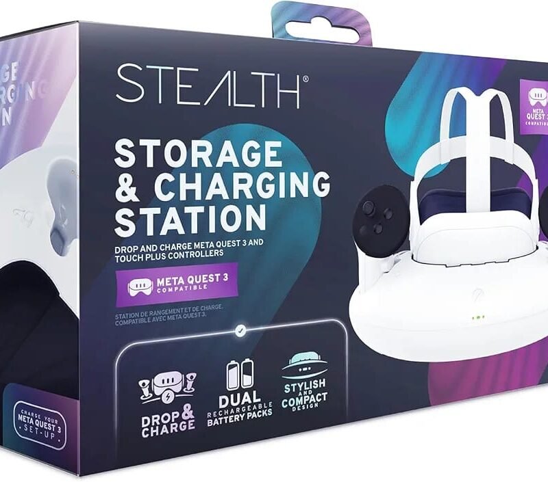 STEALTH Storage & Charging Station Compatible with Meta Quest 3